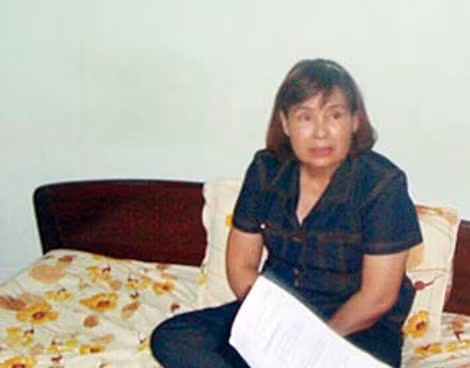 Nữ quái Oanh “Hà” (ảnh Công an cung cấp).
