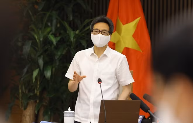 Phó Thủ tướng Vũ Đức Đam phát biểu chỉ đạo. (Ảnh: Văn Điệp/TTXVN)