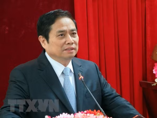 Trưởng Ban Tổ chức Trung ương Phạm Minh Chính. (Nguồn: TTXVN)