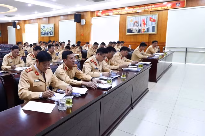 CATP Hà Nội tổ chức hội nghị triển Kế hoạch xử lý vi phạm giao thông trên địa bàn Thủ đô