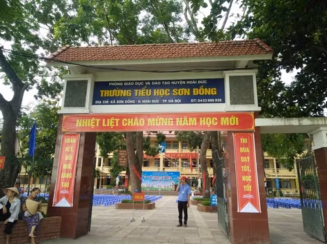 Trường tiểu học Sơn Đồng.