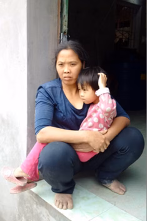 Mẹ con chị Tỉnh đã có nhà mới.