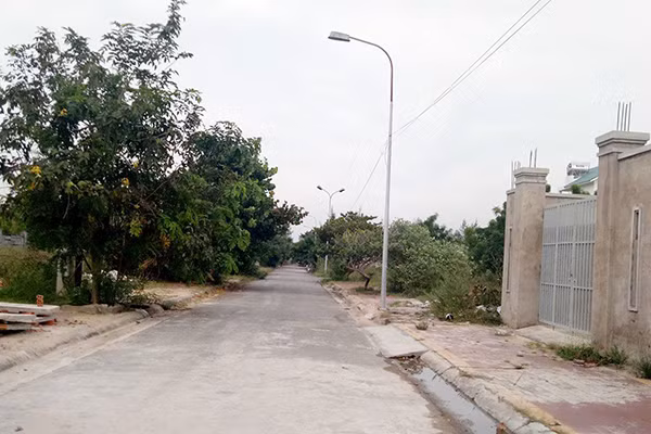 Một góc dự án khu biệt thự du lịch Thanh Bình.
