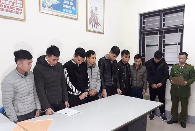 8 đối tượng bị bắt ngày 17-1-2019