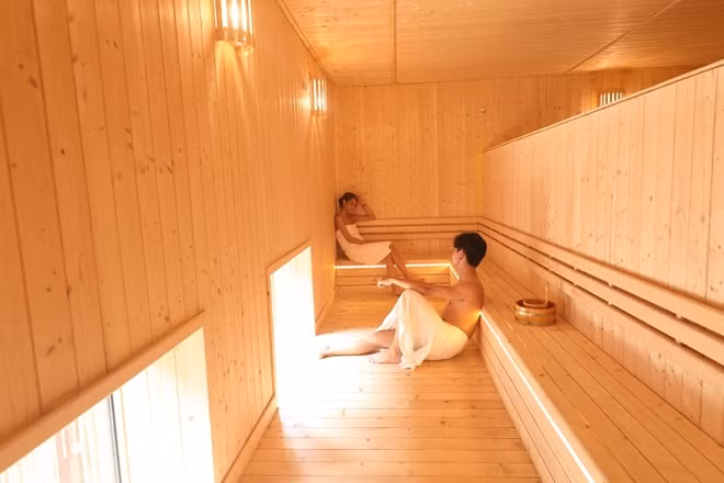 Xông hơi tại Yoko Onsen Quang Hanh