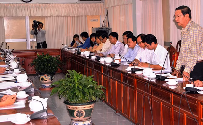 Ông Lê Văn Tâm, Phó Chủ tịch UBND TP Cần Thơ đánh giá cao sự hỗ trợ của các đơn vị thuộc Bộ TT&TT về đề án số hóa truyền dẫn, phát sóng truyền hình.