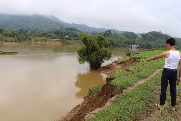 Cứ với tình trạng hút cát như hiện nay, chẳng mấy chốc mà người dân ở đây không còn đất để trồng trọt. Cứ với tình trạng hút cát như hiện nay, chẳng mấy chốc mà người dân ở đây không còn đất để trồng trọt.