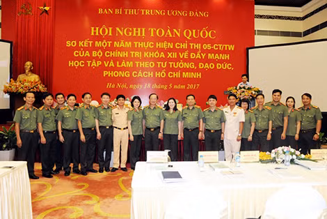 Đoàn đại biểu Bộ Công an tham dự Hội nghị