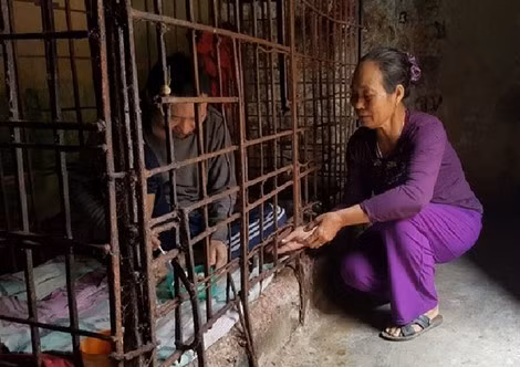 Căn nhà nơi chị em bà Nhuận đang sống do bố mẹ để lại đã nhiều năm nay.