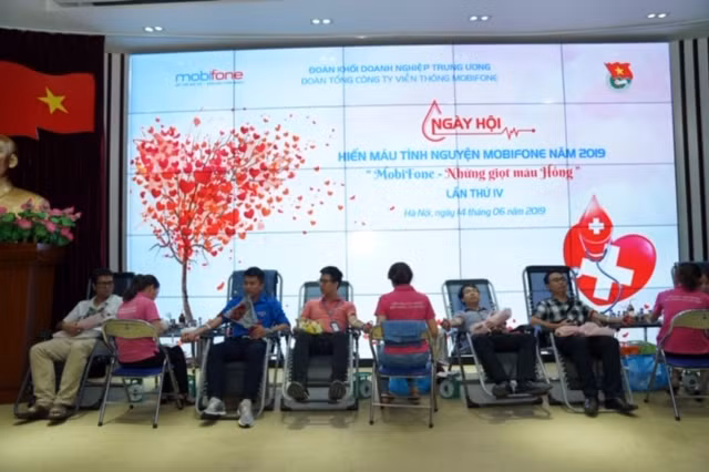 Ngày hội hiến máu tình nguyện đã trở thành hoạt động ý nghĩa thường xuyên của MobiFone