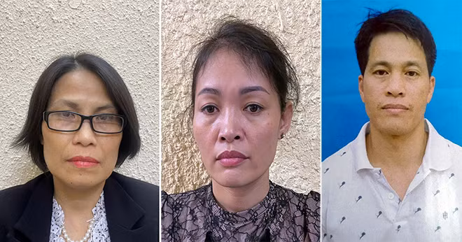 Các đối tượng trong vụ án.