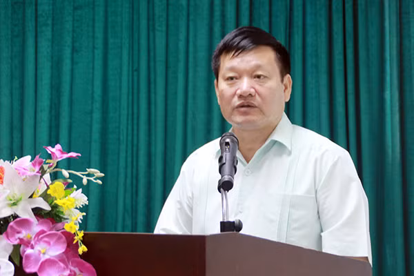 Đồng chí Nguyễn Văn Phóng, Chủ tịch UBND tỉnh Hưng Yên phát biểu tại Lễ trao thưởng