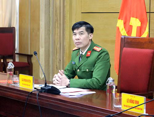 Đại tá Cao Minh Huyền, Phó Giám đốc Công an tỉnh Nghệ An, Phó trưởng Ban Chỉ đạo