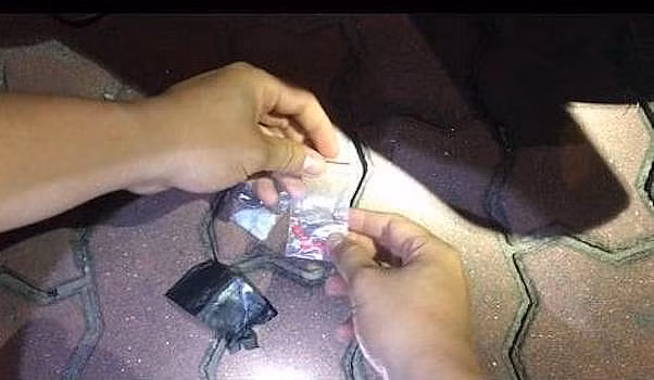 Số ma túy cảnh sát phát hiện được.