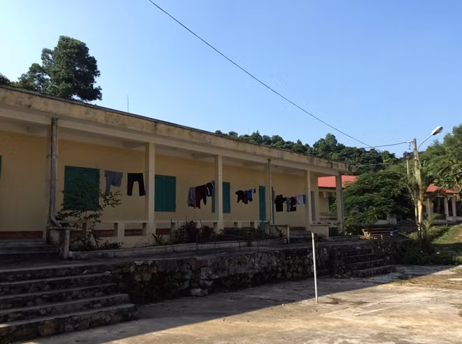 Những gian nhà dành cho các học viên trên đảo.