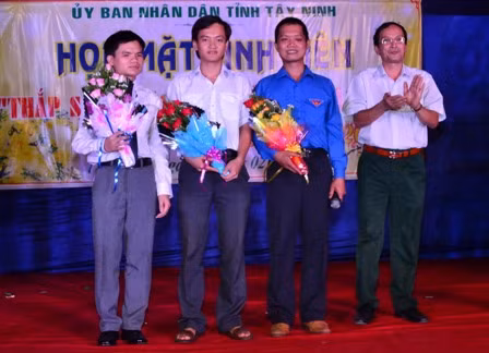 Lê Minh Tâm trong những lần được tuyên dương, nêu điển hình.