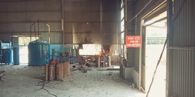 Hiện trường vụ nổ khí gas