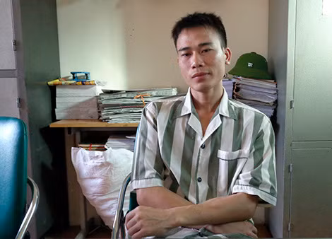 Phạm nhân Trương Văn Tiến.