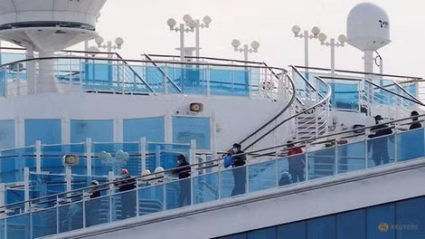 Bên trong một cabin của du thuyền Diamond Princess đang bị cách ly.