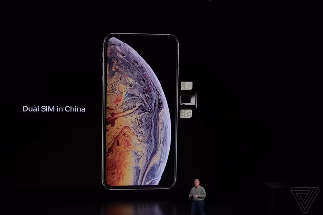iPhone XS bản đặc biệt bán tại Trung Quốc sử dụng 2 SIM vật lý
