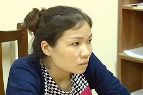 Bị cáo Hoàng Thị Thơm.