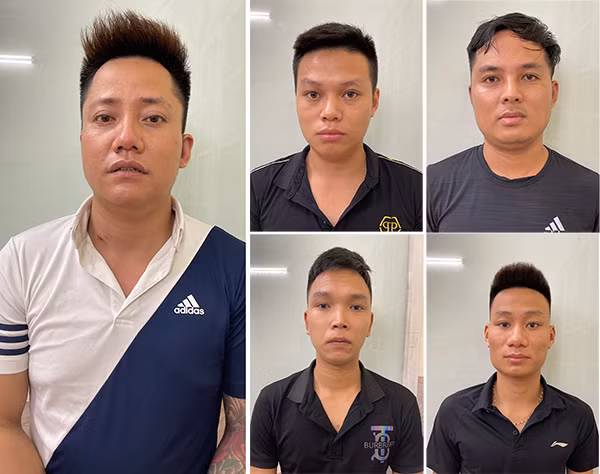 Các đối tượng bị Công an TP Hà Nội triệu tập, tạm giữ.