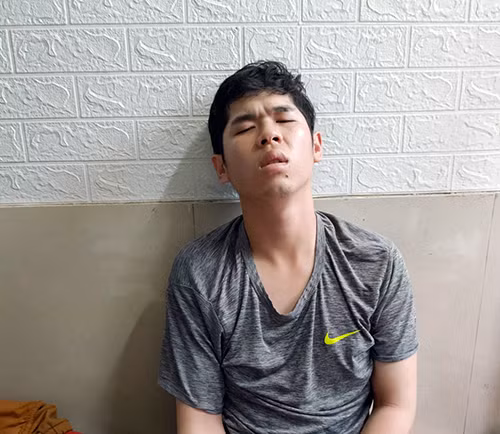 Đối tượng Mai Xuân Bình và phương tiện gây án.