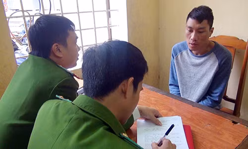 Đối tượng Trương Đức Hiền khai nhận tại cơ quan Công an