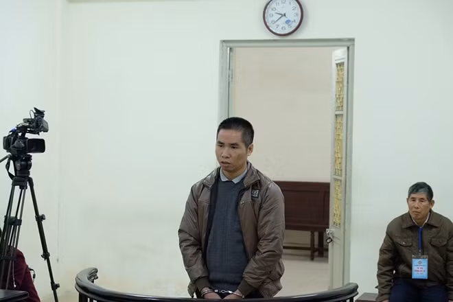 Bị cáo Doanh tại phiên xử.