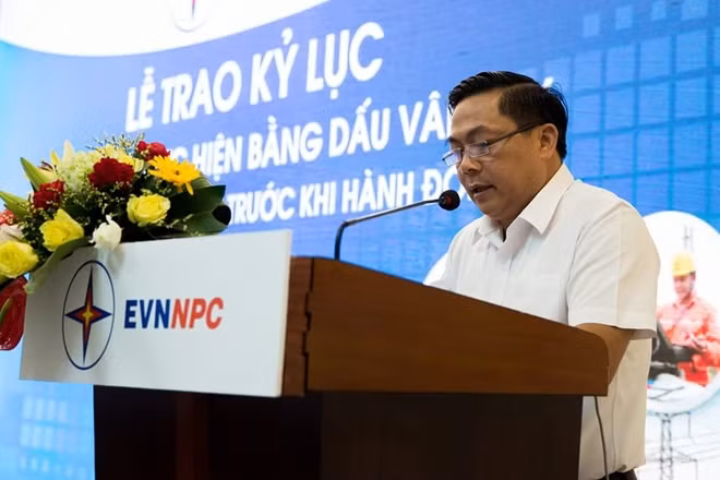 Ông Mai Quang Hùng (Trưởng Ban An toàn tổng công ty Điện lực miền Bắc)