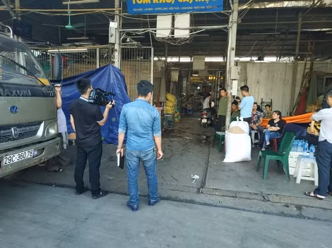 Thực nghiệm lại hiện trường vụ việc.
