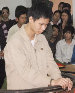 Lê Ngọc Chung - tên làm thuê giết chủ cửa hàng rửa xe ôtô tại số nhà 888 Minh Khai.