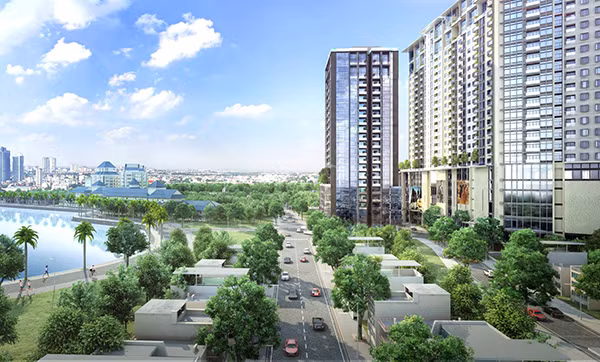 Tổ hợp căn hộ cao cấp và khách sạn Sun Grand City Thuy Khue Residence ven hồ Tây