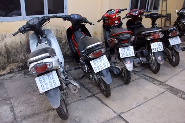 Tang vật của vụ án được lực lượng công an thu giữ.