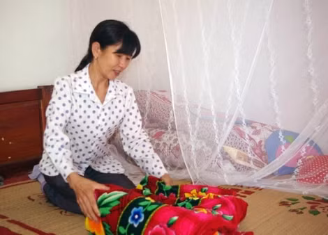 Ước mơ lớn nhất của chị Ngoan giờ đây là có một đứa con để nương tựa khi về già.