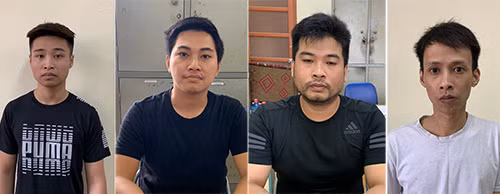 Các đối tượng trong vụ án.