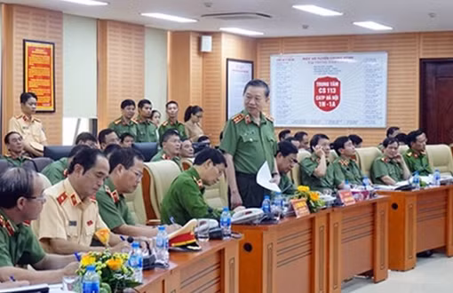 Sử dụng tối đa chức năng Trung tâm thông tin chỉ huy phục vụ cho công tác điều tra, phá án