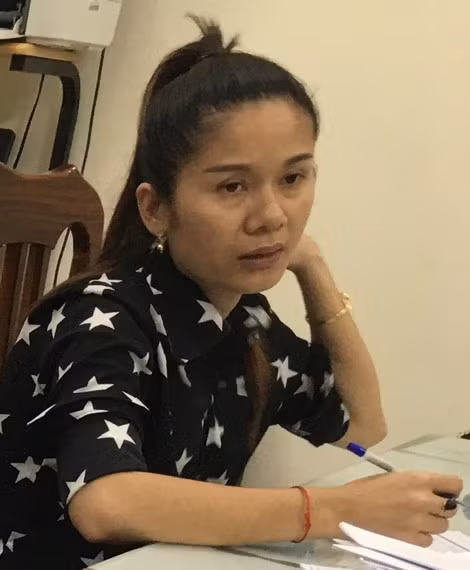 Đối tượng Ngô Thị Hoàng Điệp (tức Linh).