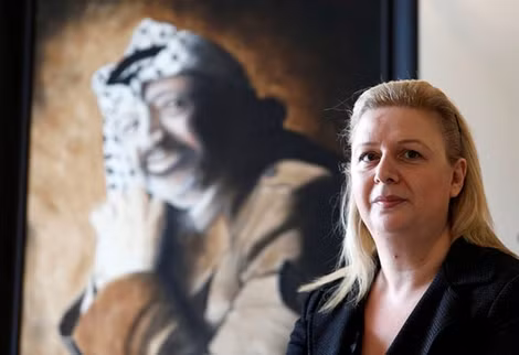 Bà Suha Arafat.