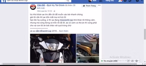 Những chiếc xe mà người cầm bỏ vì không có khả năng chuộc lại.