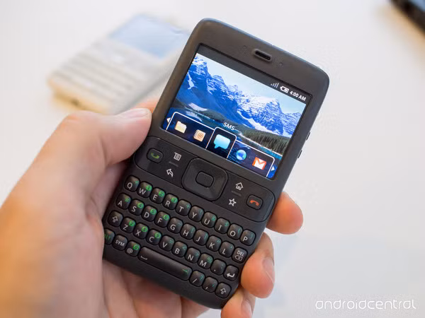 Giao diện của Android trên Sooner thời đó.