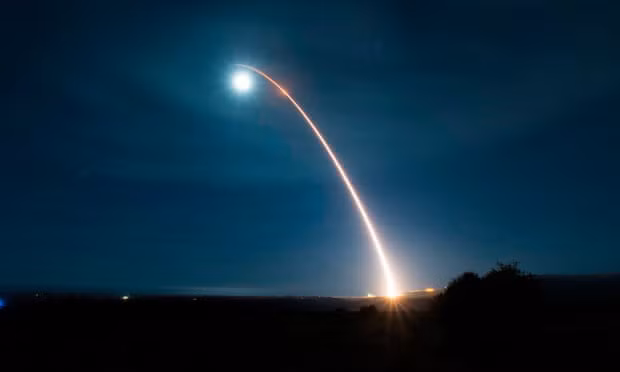 Tên lửa đạn đạo xuyên lục địa Minuteman III của Mỹ được bắn thử nghiệm hồi tháng 2. ảnh: US Air Force. Tên lửa đạn đạo xuyên lục địa Minuteman III của Mỹ được bắn thử nghiệm hồi tháng 2. ảnh: US Air Force.