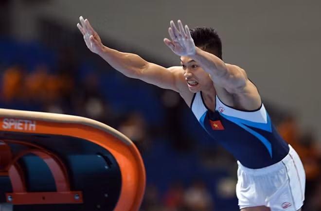 Thanh Tùng thi đấu ở SEA Games 29. Ảnh: Zing.