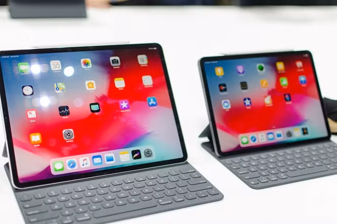 Với dòng iPad Pro mới, Apple cung cấp hai phiên bản màn hình kích thước là 11 inch và 12,9 inch.