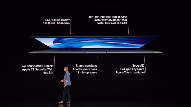 Apple ra mắt MacBook Air 2018.