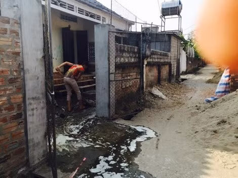 Ngôi nhà xảy ra vụ án.