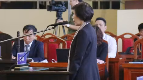 Bị cáo Phan Thu Hương.