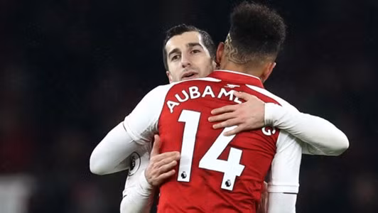 Aubameyang và Mkhitaryan từng thi đấu trong màu áo Dortmund, giờ tái ngộ ở Arsenal. Aubameyang và Mkhitaryan từng thi đấu trong màu áo Dortmund, giờ tái ngộ ở Arsenal.