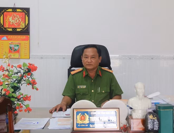Đại tá Dương Tứ Phương - Trưởng phòng CSHS Công an tỉnh Bạc Liêu, với biệt danh “Cọp đen Hòa Bình”.