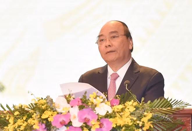 Thủ tướng Nguyễn Xuân Phúc: Phát triển kinh tế tập thể, hợp tác xã là xu thế tất yếu. Ảnh VGP/Quang Hiếu